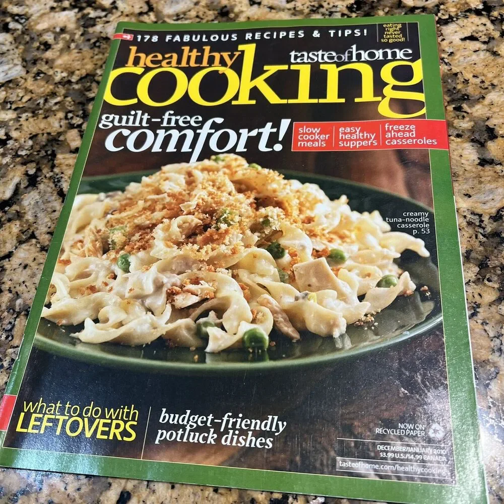 Lot of Taste of Homes Healthy Cooking Recipe Magazines 2010 Back Issue Set Of 6